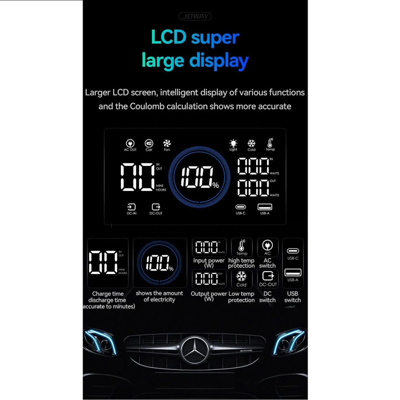 پاور استیشن جووی مدل HW02 P&W ظرفیت 600 وات ساعت