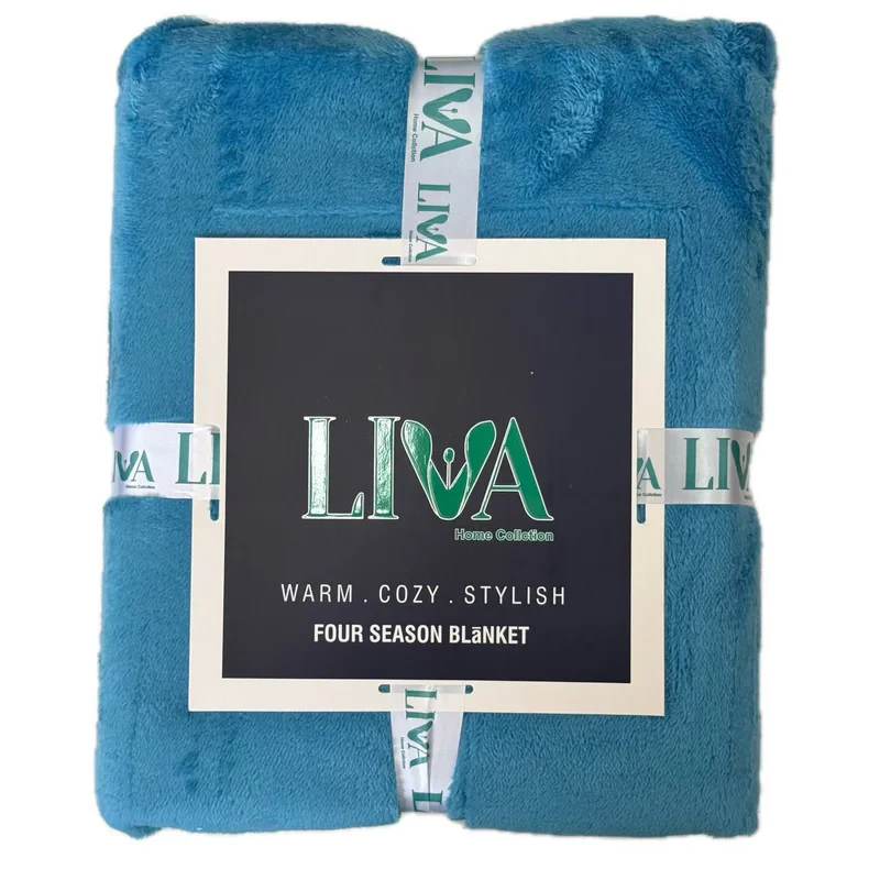 پتو مسافرتی 1 نفره مدل LIVA سایز 220x160 سانتی‌متر