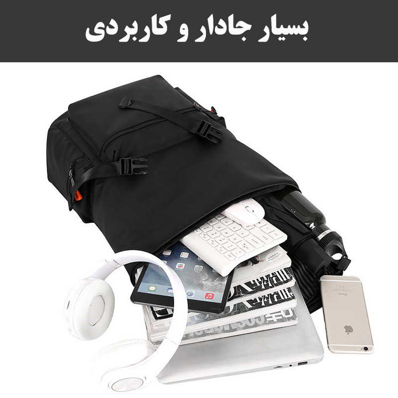 کوله پشتی لپ تاپ مدل 1863 مناسب برای لپ تاپ تا 15.6 اینچی