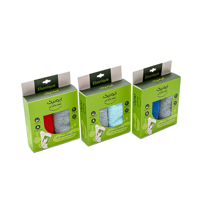 دستمال آشپزخانه ابونیک مدل میکروفایبر کد EC-454