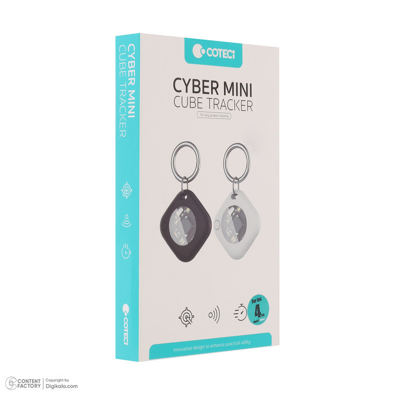 تگ ردیاب هوشمند کوتسی مدل CYBER MINI بسته 4 عددی
