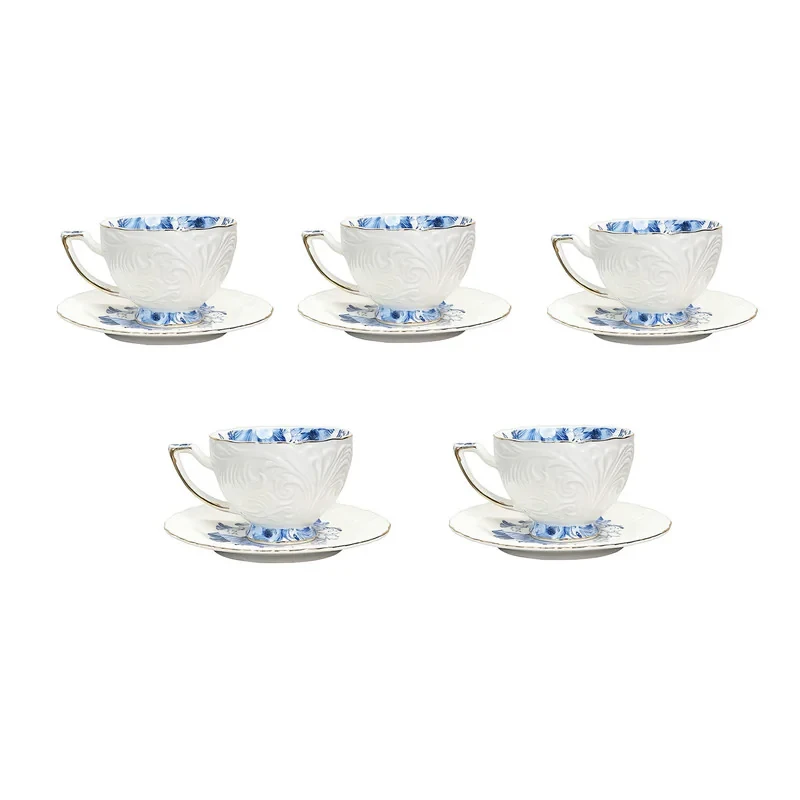 سرویس چای خوری 10 پارچه 5 نفره شاهین مدل Mavi