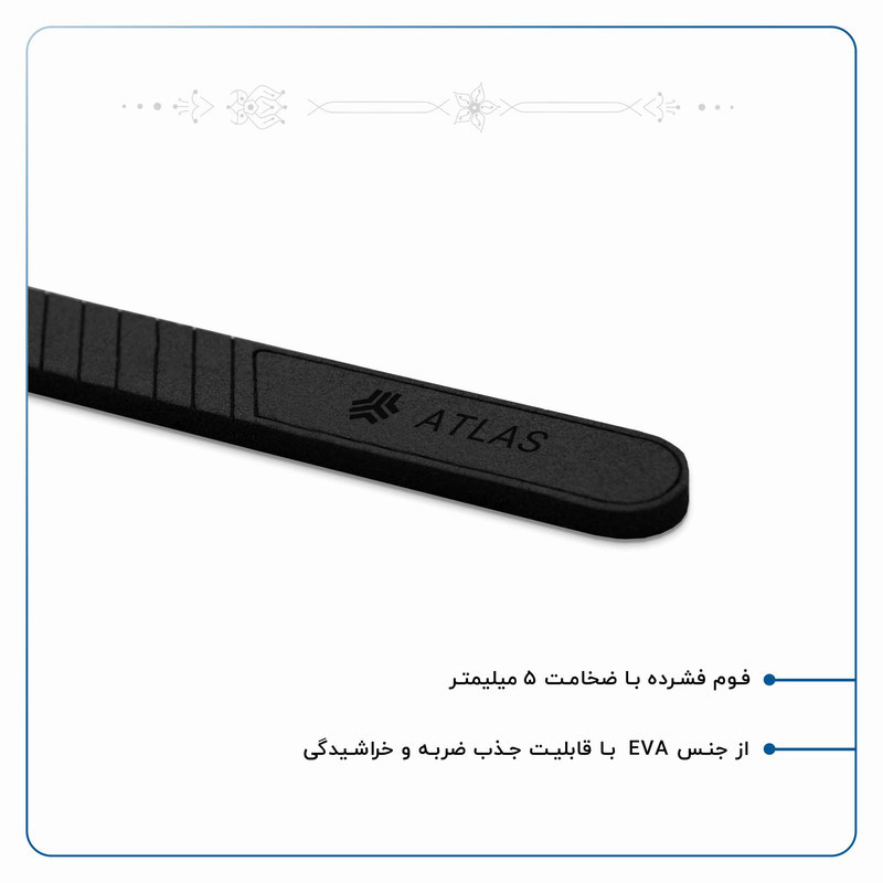 محافظ لبه آینه خودرو ماهوت مدل AURA-B مناسب برای سایپا اطلس مجموعه 2 عددی