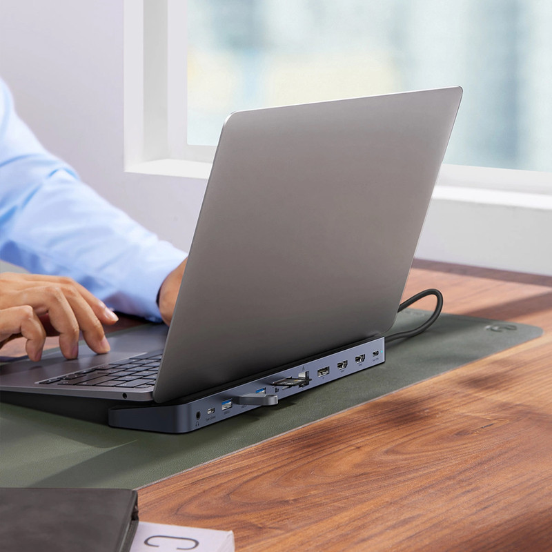 هاب 12 پورت USB-C باسئوس مدل BS-OH062