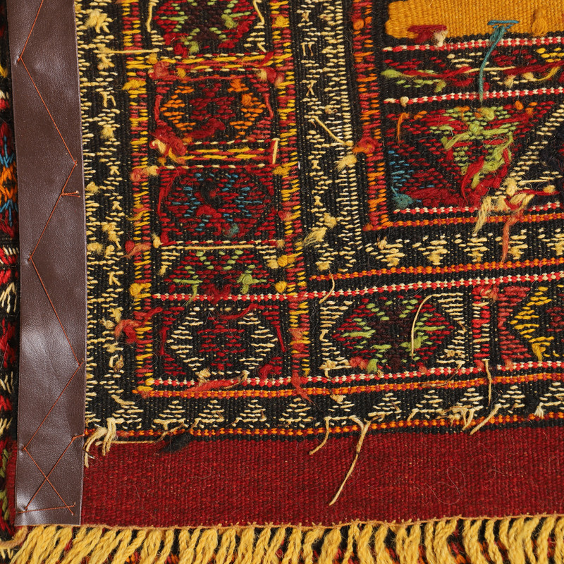 گلیم دستبافت مدل سفره کردی کد 4020489