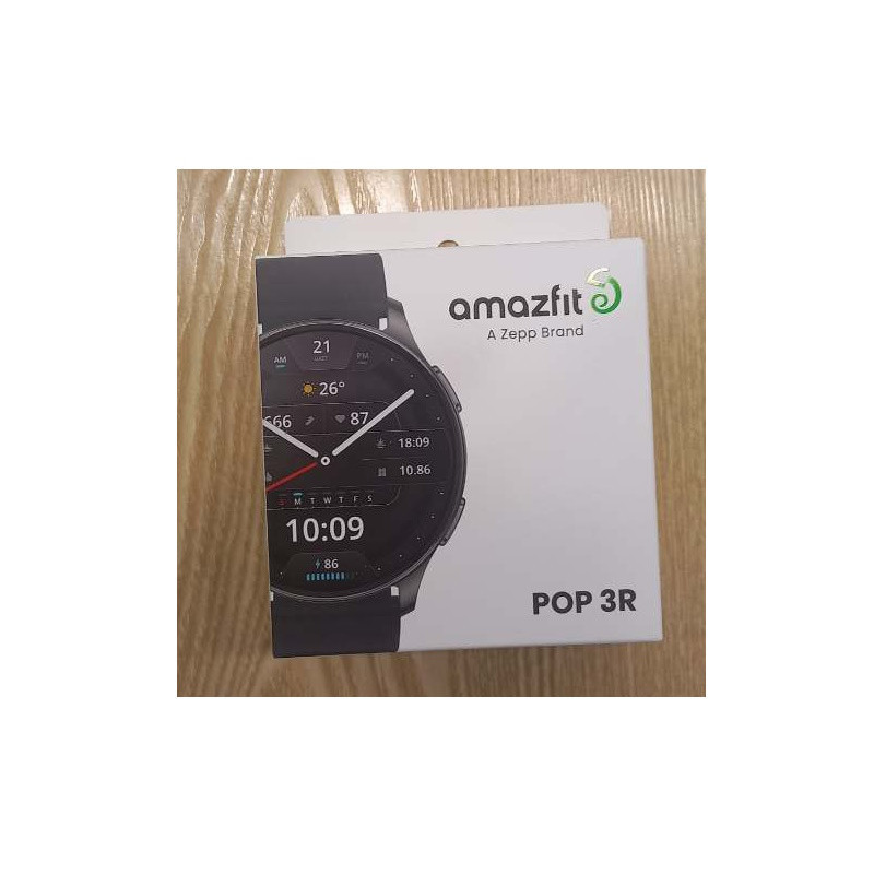 ساعت هوشمند امیزفیت مدل MAH REDUCTION POP 3R دارای قابلیت های کنترل موسیقی، شمارنده ضربان قلب، گام شمار، قابلیت مکالمه از طریق بلوتوث، پشتیبانی از زبان فارسی، بند سیلیکون
