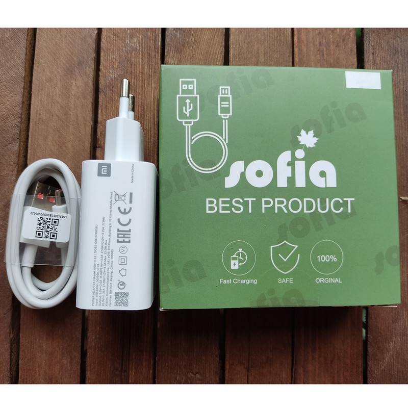 شارژر دیواری شیائومی مدل POCOX3PRO33 به همراه کابل تبدیل USB-C