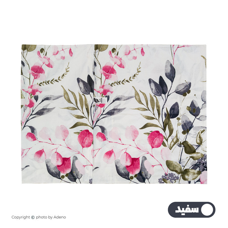 رو بالشی فیلور آدنو مدل گلسار کد FI48 سایز 70x50 سانتی متر بسته 2 عددی