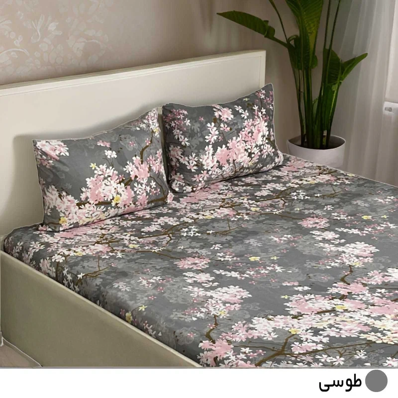 سرویس ملحفه دو نفره 3 تکه مانیکاهوم مدل آونگ پلاس