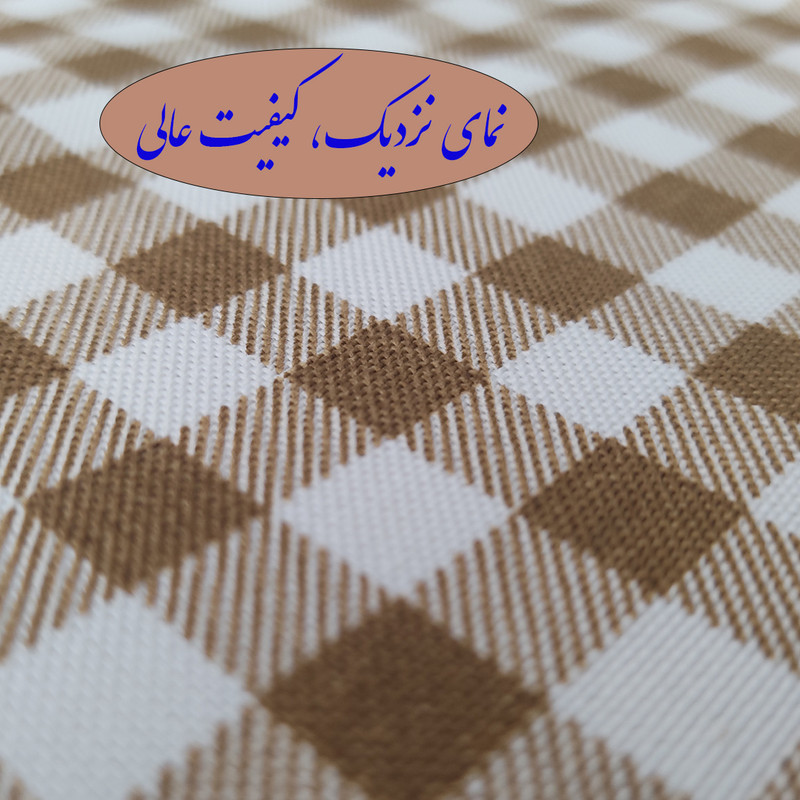 سفره 8 نفره نساجی دُر هنر یزد مدل cotton-4shok سایز 150×110 سانتی متر