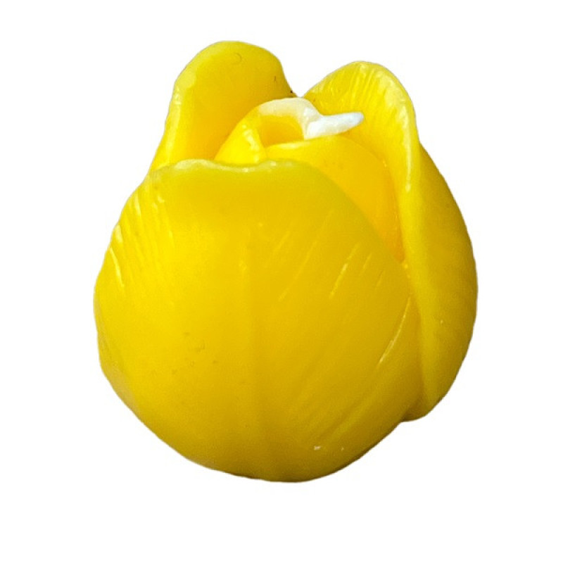 شمع دست ساز مدل غنچه رز