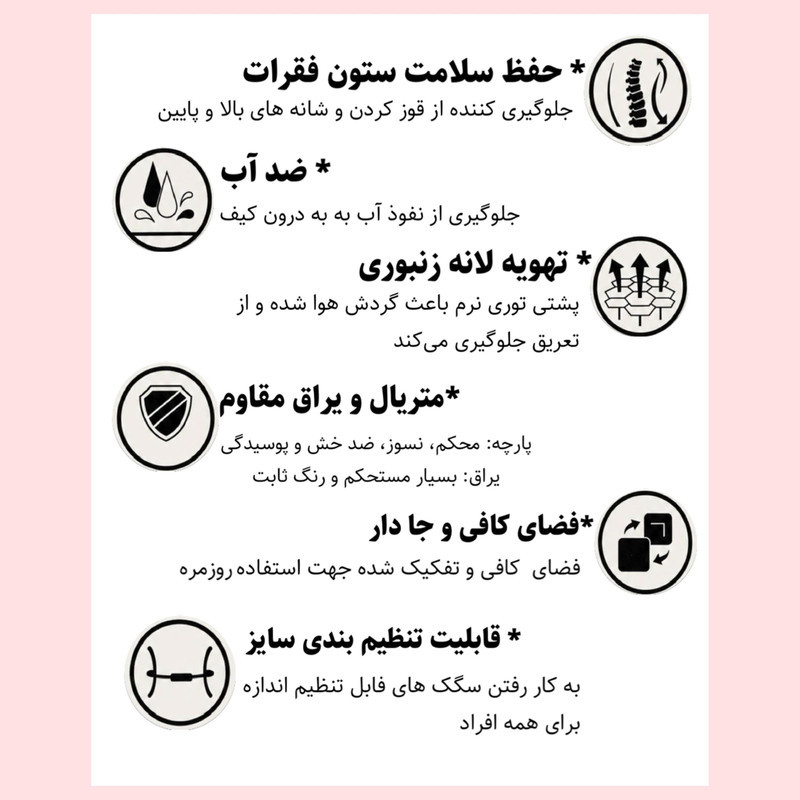کوله پشتی پرزیدنت بلیزر مدل سه دکمه کد 4416