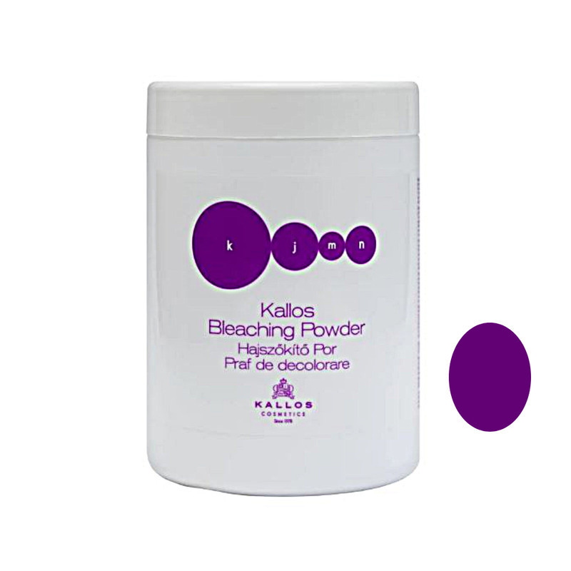 پودر دکلره کالوس مدل KJMN وزن 550 گرم با پایه روشن‌کنندگی 4 تا 6 و رنگ بنفش
