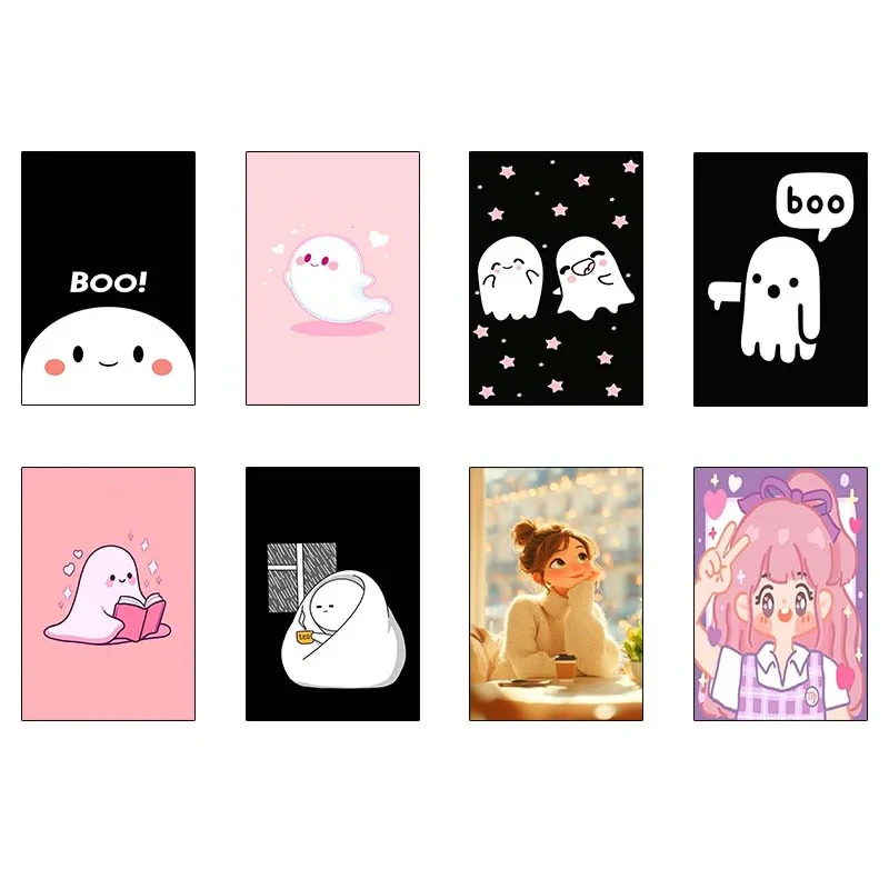 پوستر کارنيکا طرح کیوت Cute کد 87231 مجموعه 8 عددی