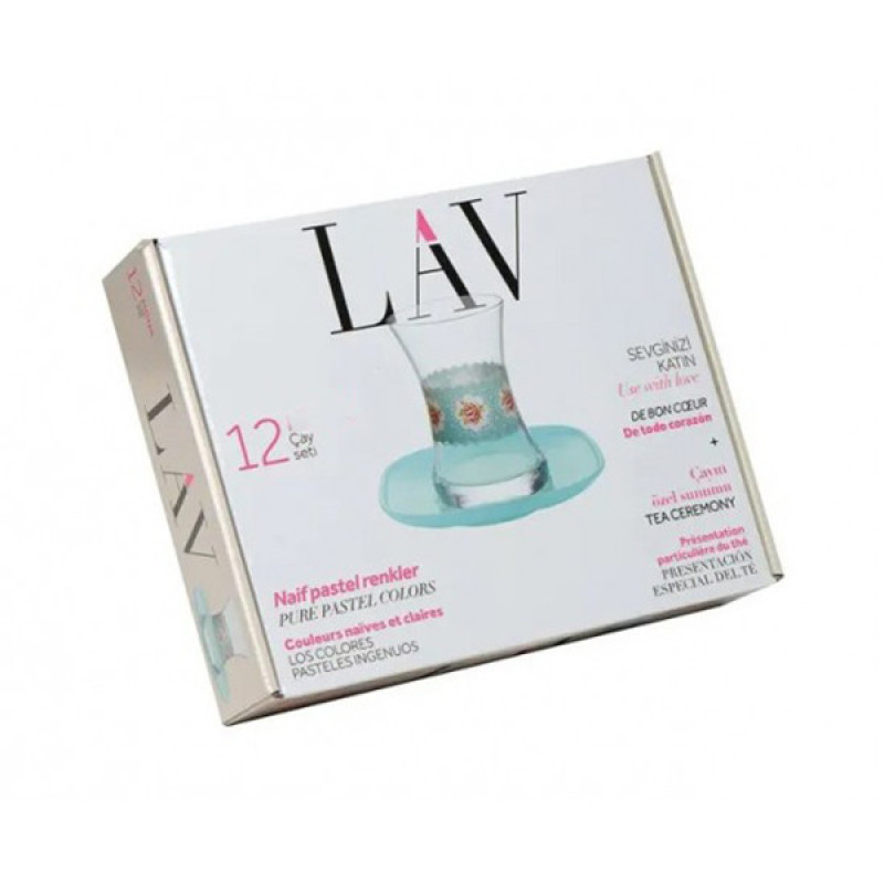 سرویس چای خوری 12 پارچه لاو مدل Temless