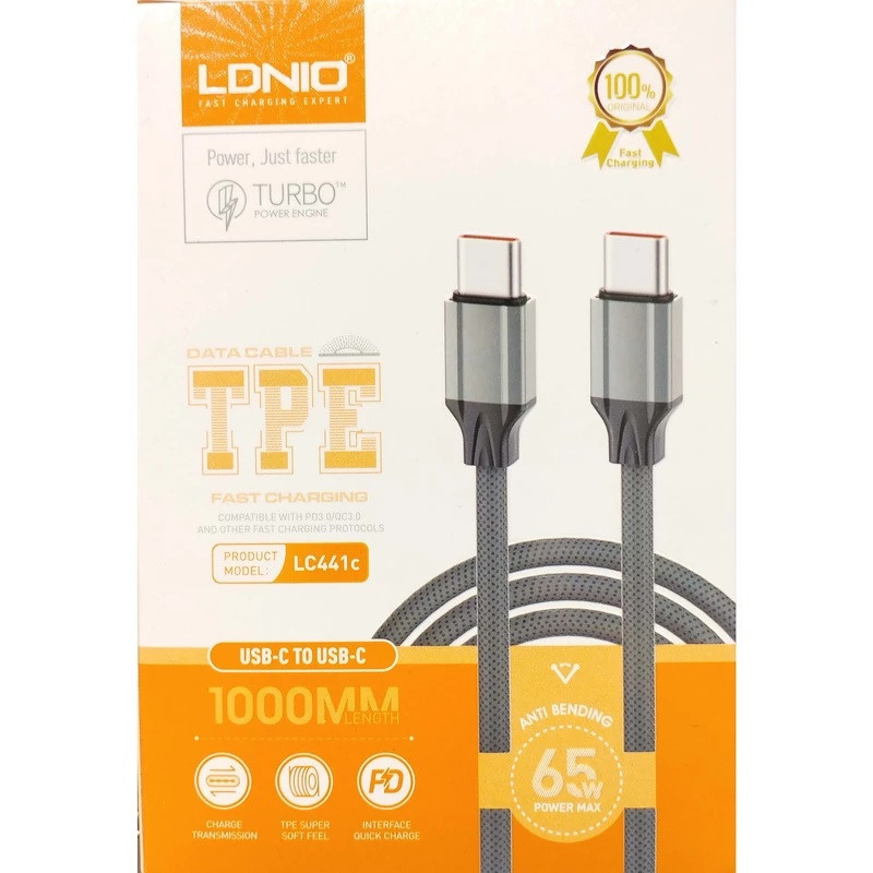کابل USB-C الدینیو مدل LC441C طول 1 متر