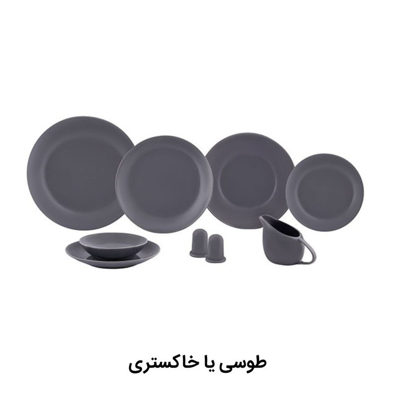 سرویس غذاخوری 30 پارچه 6 نفره رومز مدل استونور