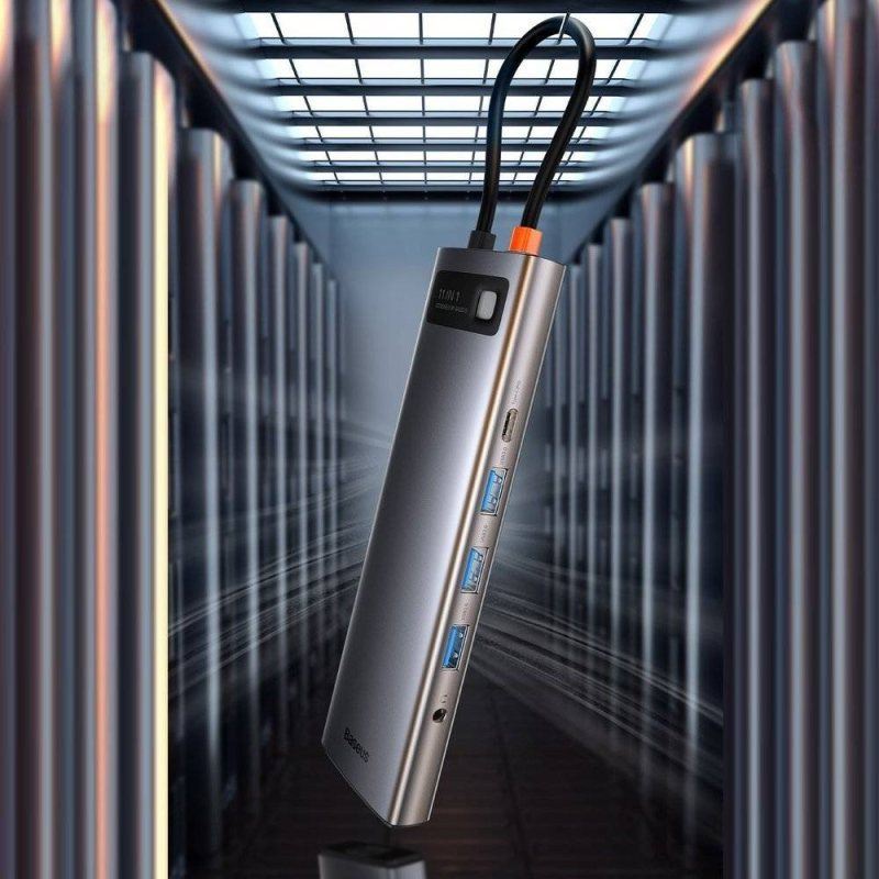 هاب 11 پورت باسئوس مدل METAL GLEAM SERIES Multifunctional