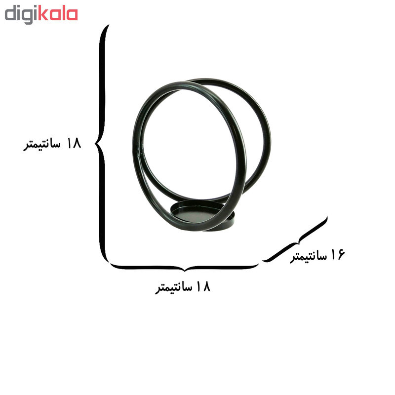 جا شمعی مدل اوریال کد KMC8 مجموعه 2 عددی