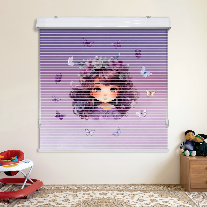 پرده زبرا مدل شب و روز زبران سایز 150 × 120 سانتی‌متر