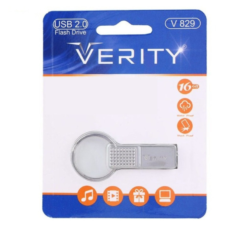 فلش مموری وریتی مدل V829 ظرفیت 16 گیگابایت با رابط USB 2.0