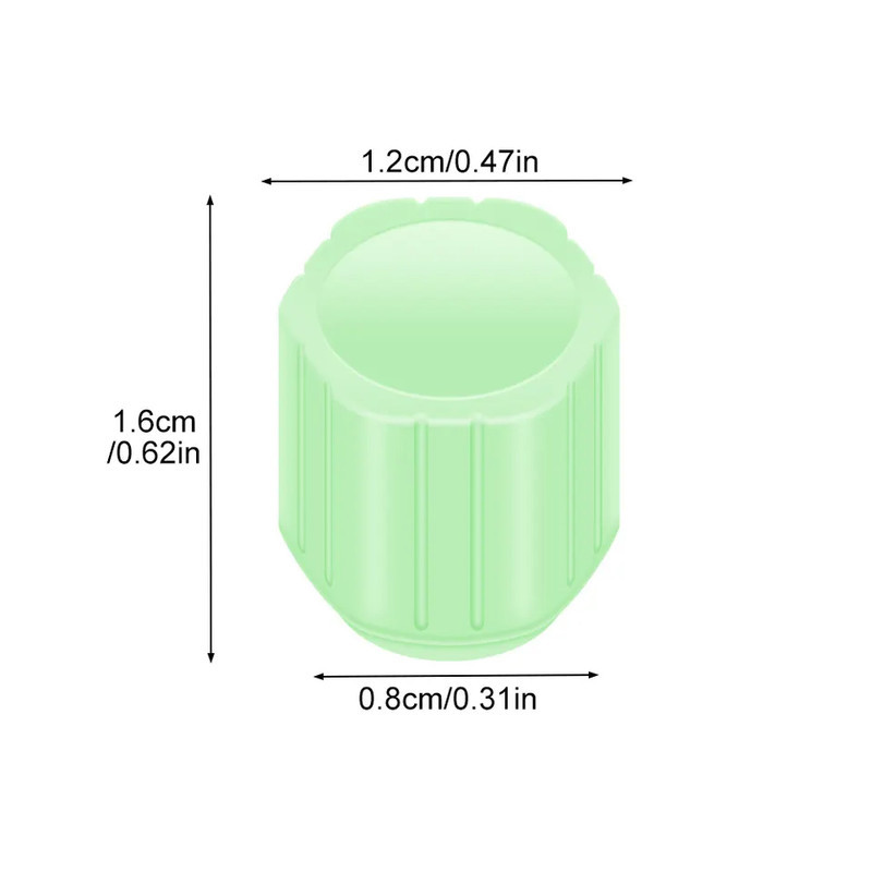 سر والف لاستیک خودرو مدل POLYGONAL-GREEN بسته 4 عددی