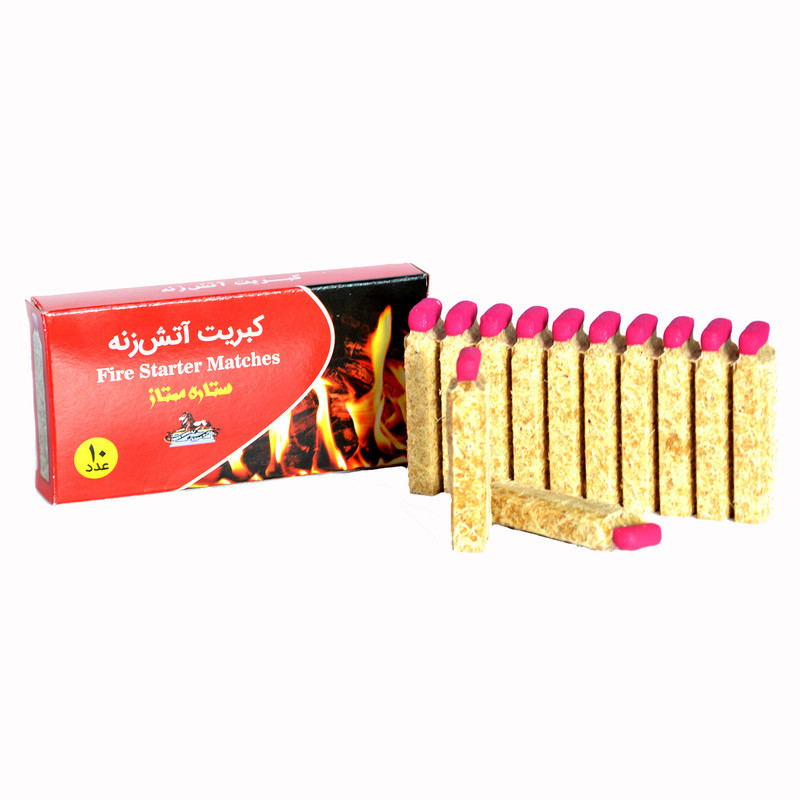 آتش زنه ستاره ممتاز مدل A بسته 10 عددی