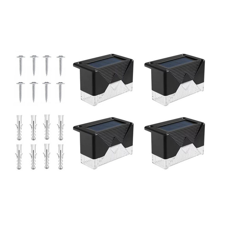 چراغ پارکی خورشیدی سولونیکس مدل LIGHTS مجموعه 4 عددی
