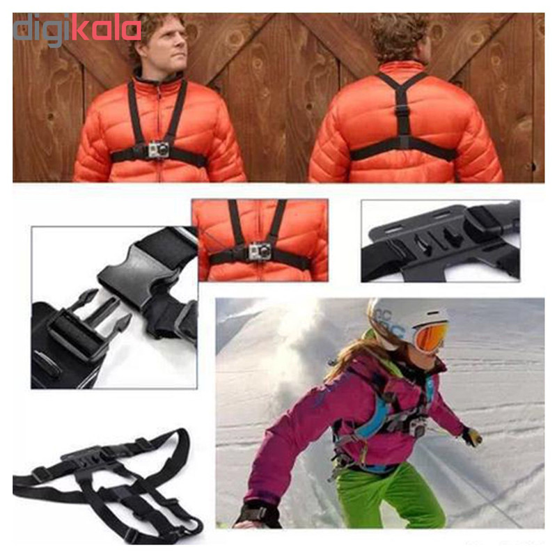 ماونت جلیقه‌ای مدل Chest Mount Harness مناسب برای GoPro EKEN