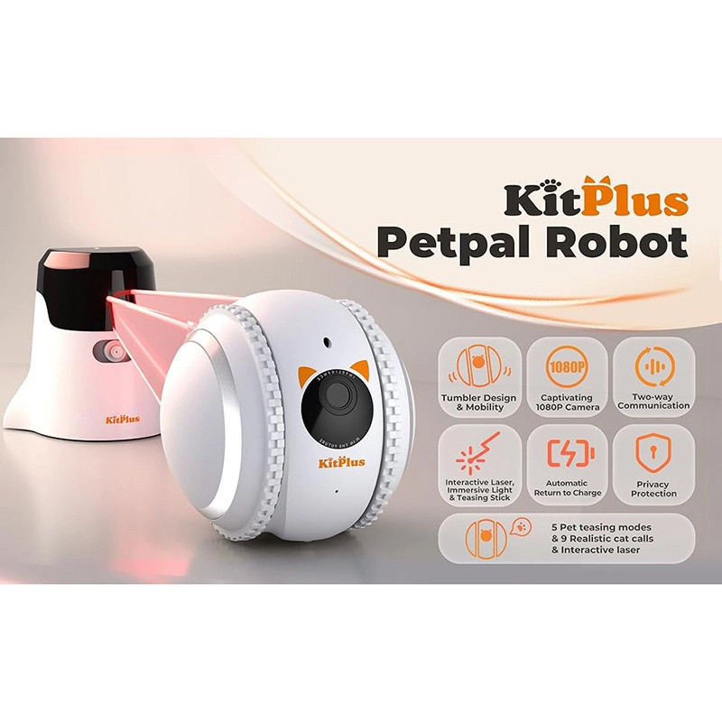 دوربین رباتیک حیوانات خانگی کیت پلاس مدل Petpal Robot
