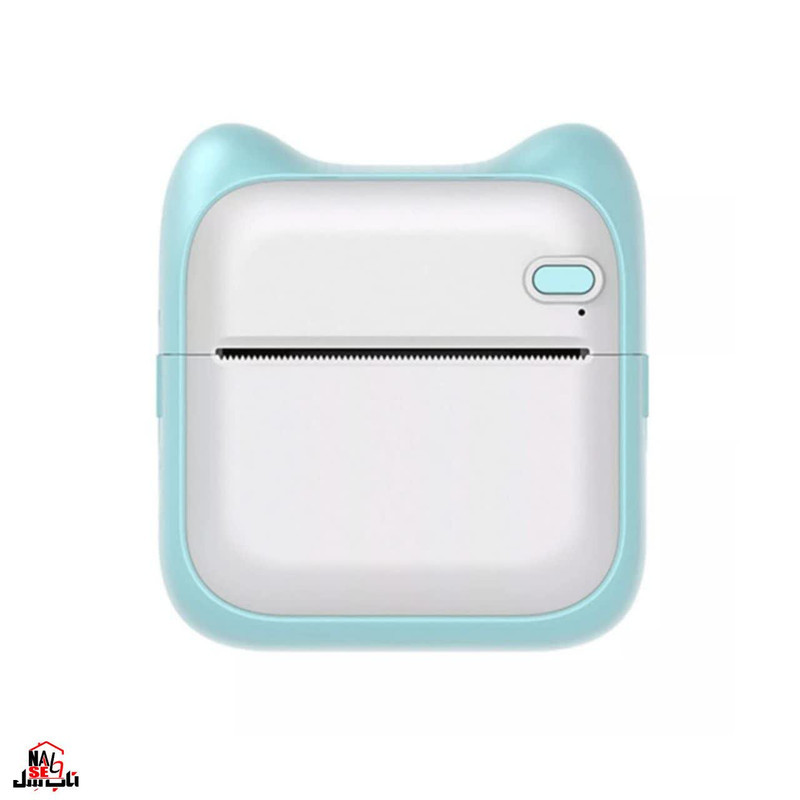 پرینتر لیبل زن ناب سل مدل پرتابل شارژی کد  BL-NAAB001111 به همراه سه عدد رول کاغذی
