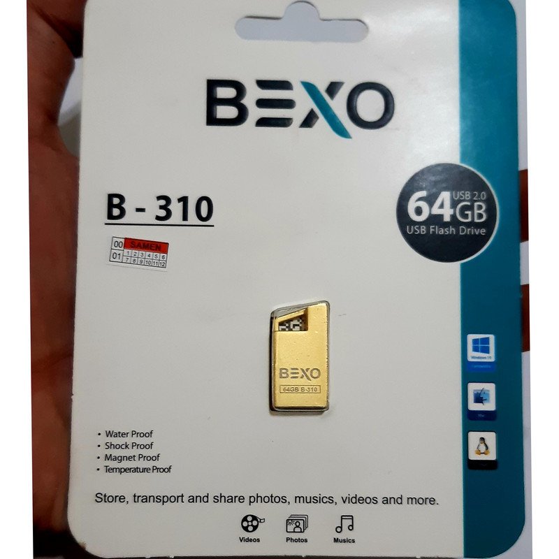 فلش مموری بکسو مدل B-310, ظرفیت 64 گیگ