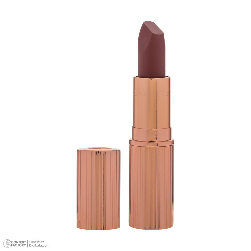 رژ لب شارلوت تیلبری مدل M-I-Kiss با شماره رنگ B4TG و رنگ قهوه‌ای، جلوه مات و وزن 3.5 گرم، مناسب استفاده روزانه