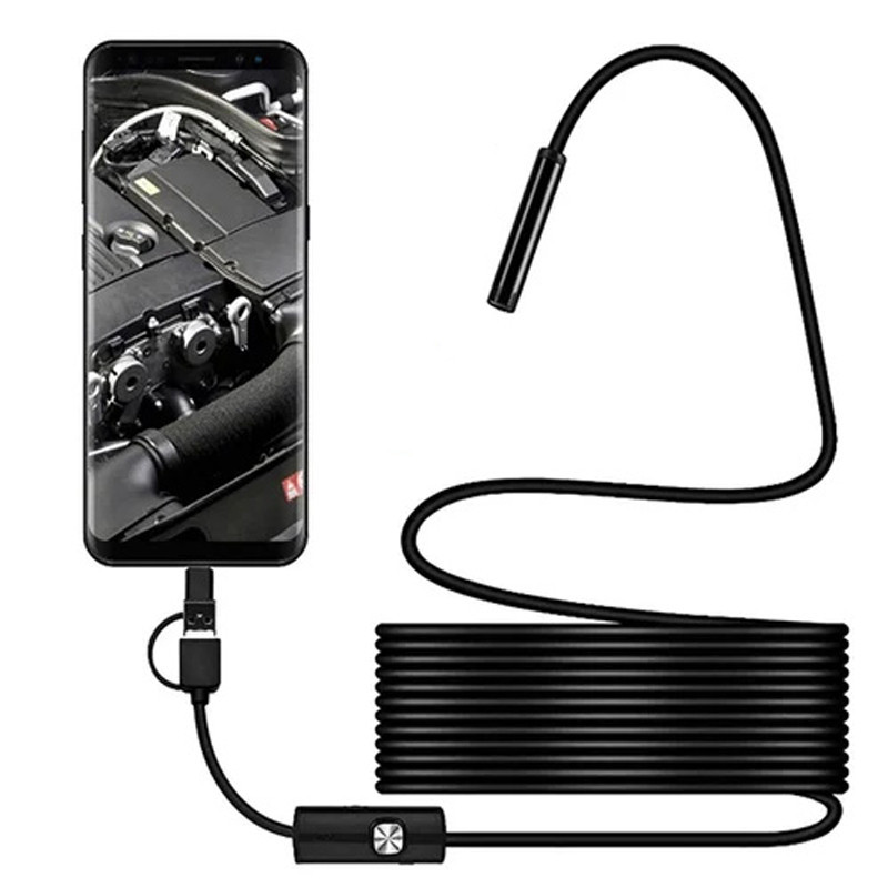 دوربین آندوسکوپی مدل شلنگی Hard Wire Waterproof کد 5M