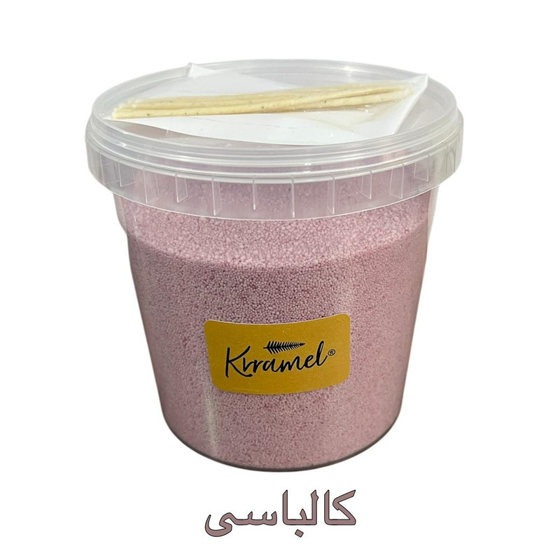 شمع کارامل مدل پودری