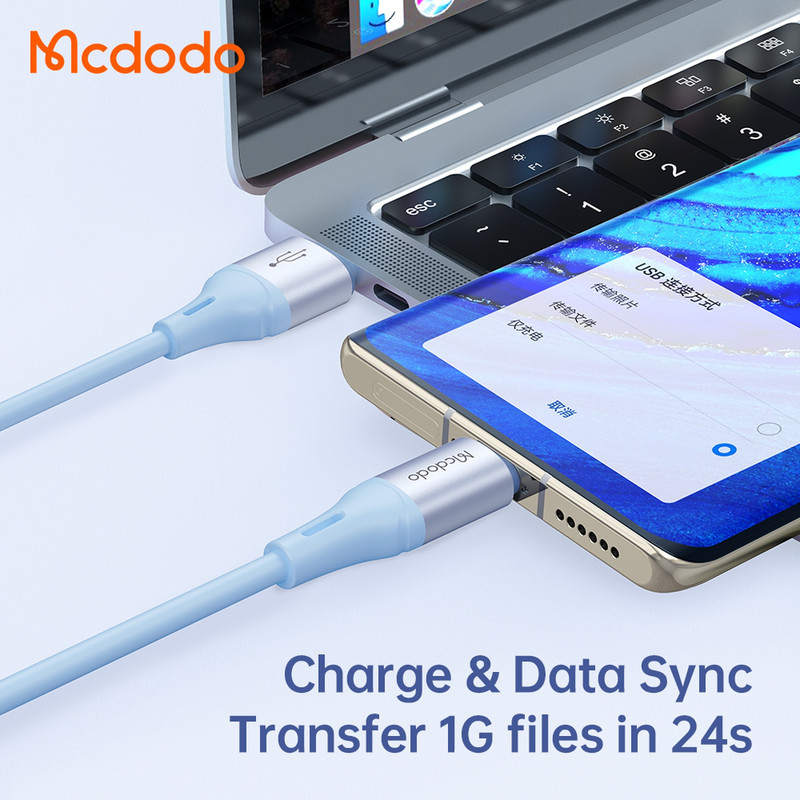 کابل تبدیل USB به USB-C مک دودو مدل CA-1842 طول 1.2متر