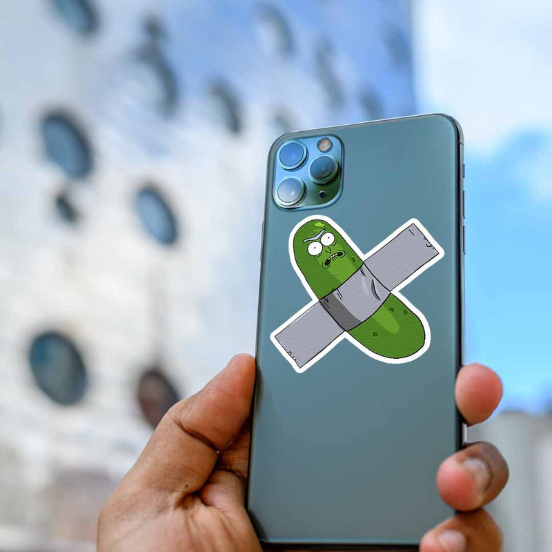 استیکر تزئینی موبایل و تبلت مدل ریک و مورتی کد 3446