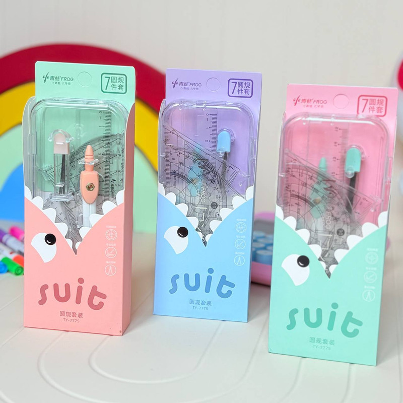 ست پرگار کد 002 مجموعه 7 عددی