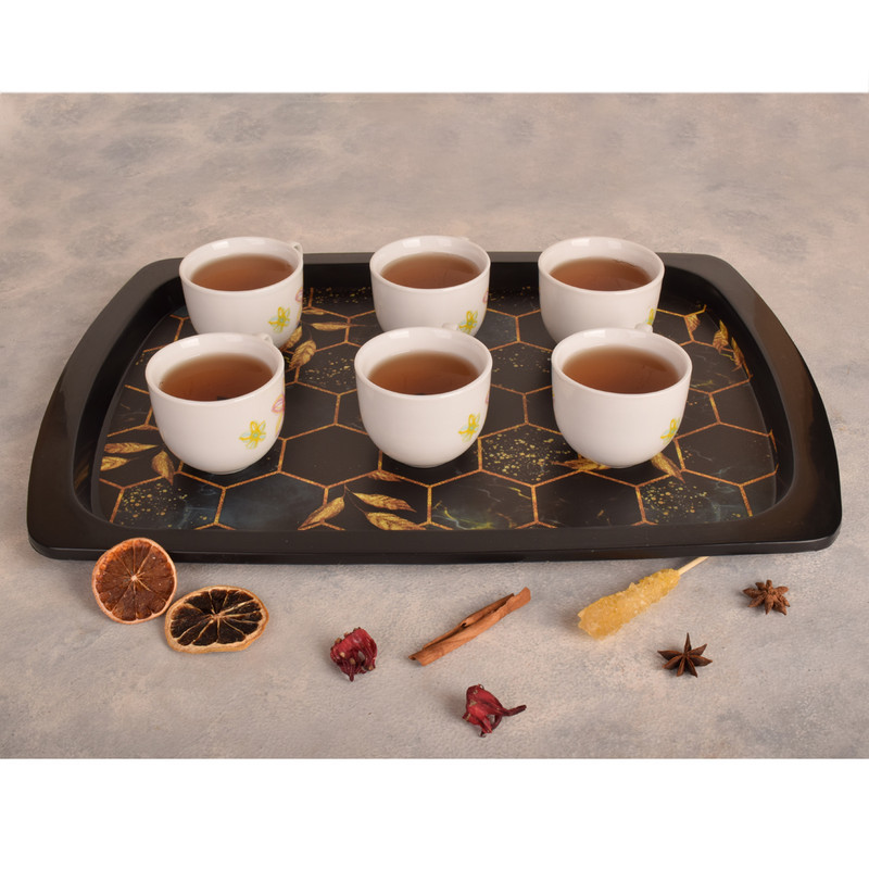 سینی مهروز مدل E-2004-71 طرح لانه زنبوری