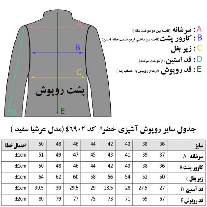 روپوش کار مدل خزرا