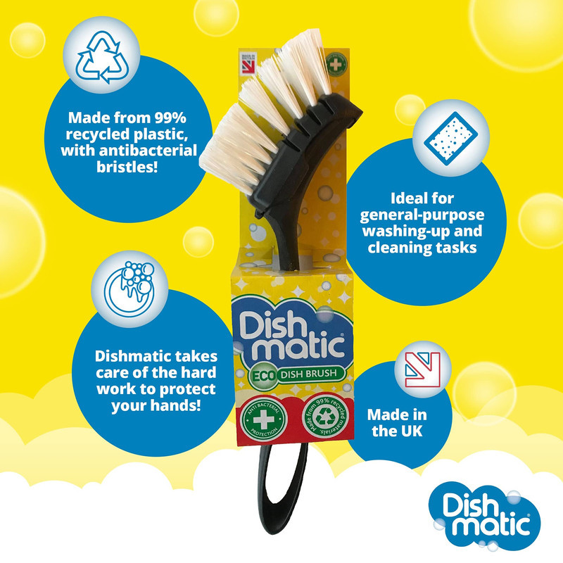 فرچه شستشوی سطوح دیشماتیک مدل Eco Brush بسته 2 عددی