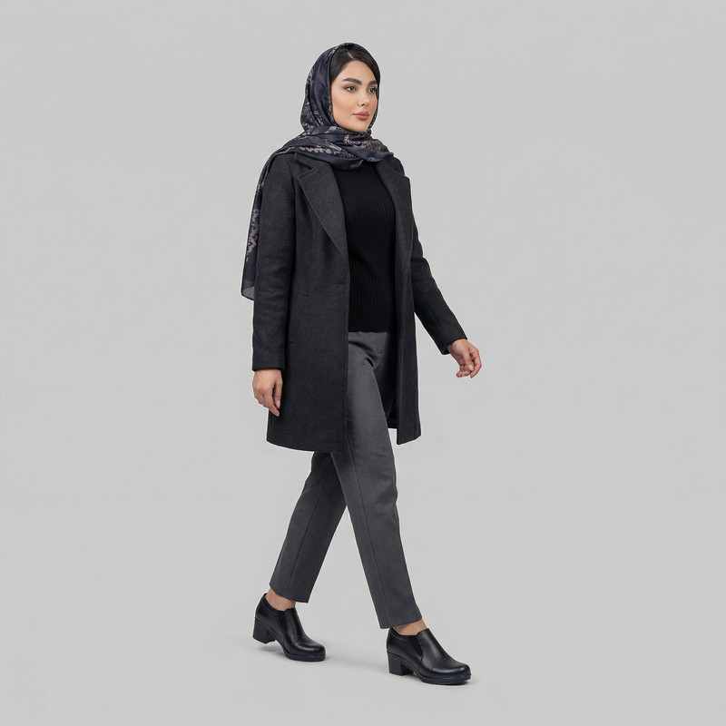کفش پاشنه‌دار زنانه چرم عطارد مدل  چرم طبیعی کد SH138