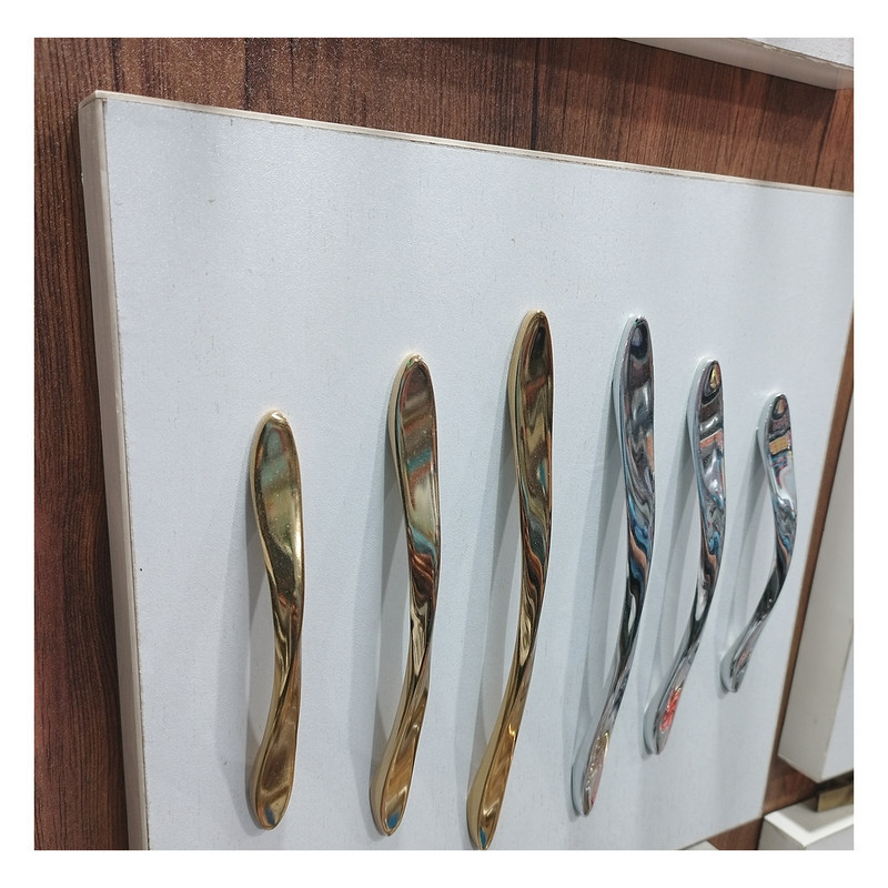 دستگیره کابینت و کمد مدل پاپیونی کد PN128 بسته 3 عددی