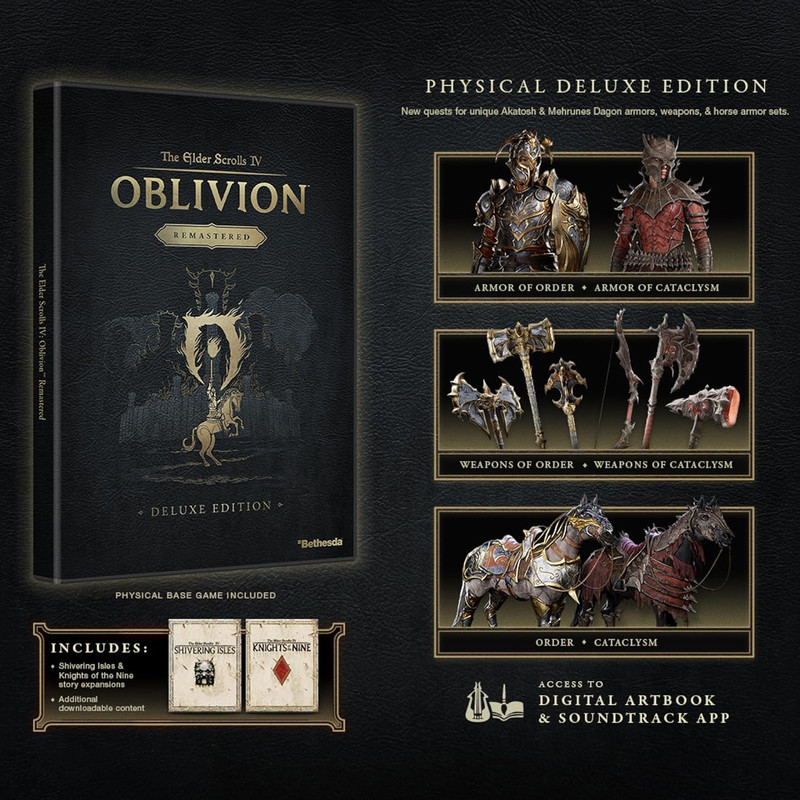بازی The Elder Scrolls IV: Oblivion Remastered نسخه دیلاکس مخصوص PS5