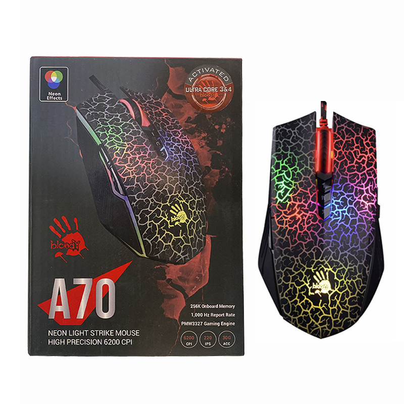 ماوس گیمینگ بلادی مدل A7O_RGB_ACTIVATED