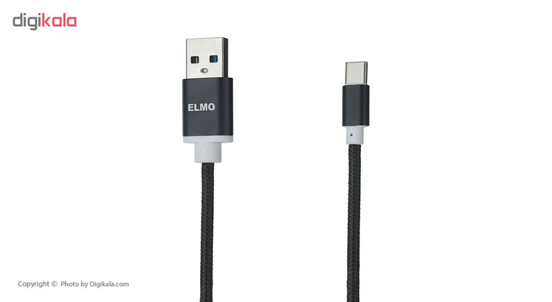 کابل شارژ، انتقال اطلاعات و تبدیل USB به USB-C المو مدل X-C-N طول 1 متر