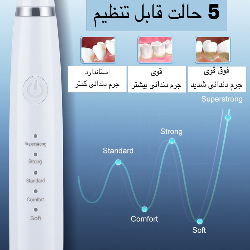 جرم گیر خانگی و مسواک برقی مدل LC-H228