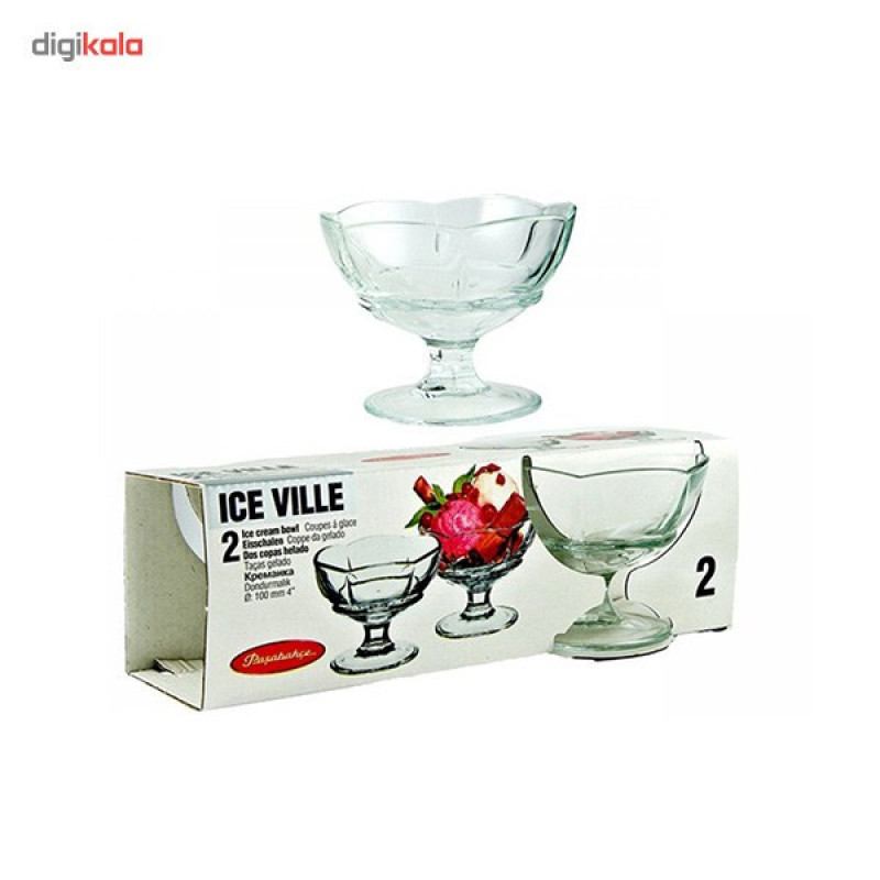 بستنی خوری پاشاباغچه مدل Iceville 51368 بسته 2 عددی