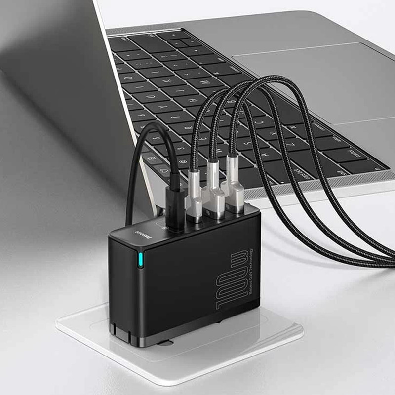 شارژر دیواری باسئوس مدل CCGAN2P-K01 به همراه کابل USB-C