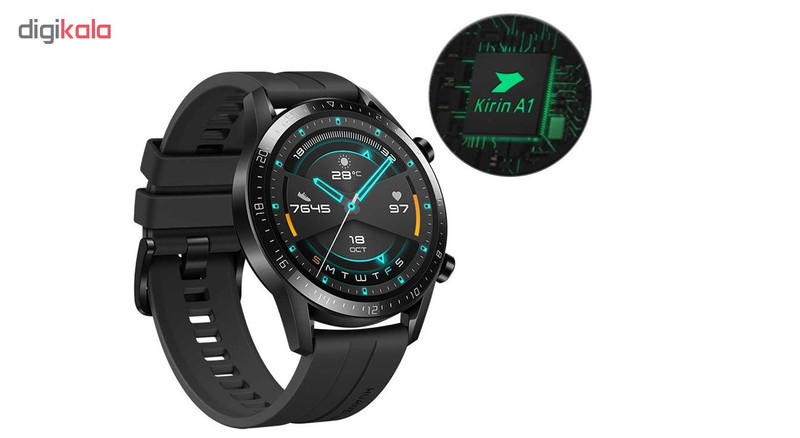 ساعت هوشمند هوآوی مدل WATCH GT 2 LTN-B19 46 mm بند لاستیکی